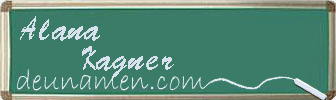 Alana Kagner Visitenkarte